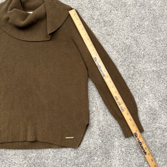 Michael Kors Sweater Womens Medium Cowl Neck Layering Slouchy Minimalist Grandpa - Picture 3 of 8